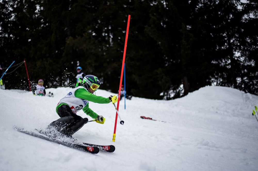 giant slalom skiing