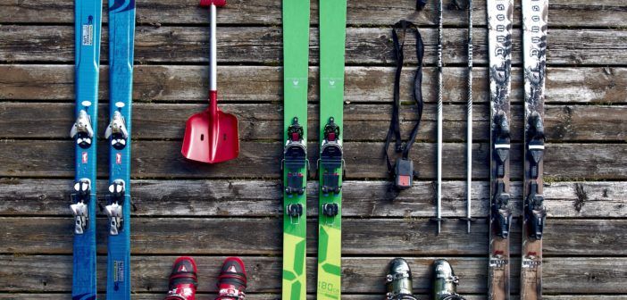 used ski equipment